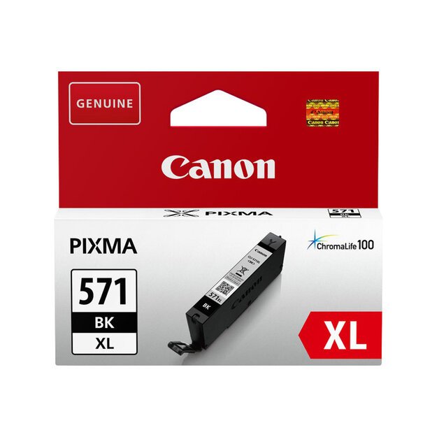 INK CARTRIDGE BLACK CLI-571XL/0331C001 CANON