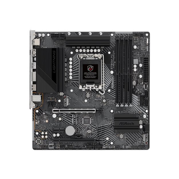 Pagrindinė plokštė ASROCK Z790M PG LIGHTNING LGA1700 mATX MB 4xDDR5 4xSATA