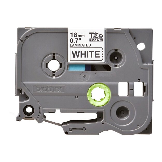 BROTHER TZE241 tape cassette white black 18mmx8m laminiert for P- touch 210E 220 300 310 340 340C 350 540 540C