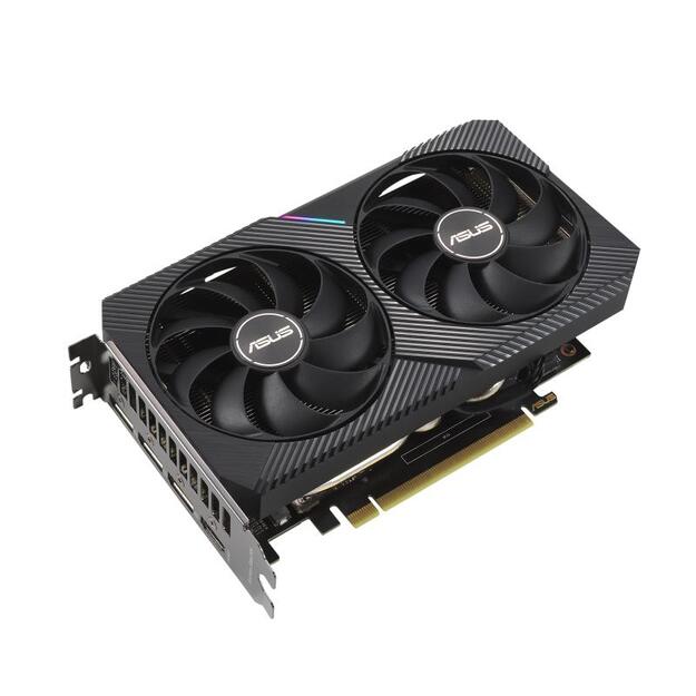 Vaizdo plokštė ASUS|NVIDIA GeForce RTX 3060|12 GB|192 bit|PCIE 4.0 16x|GDDR6|GPU 1837 MHz|1xHDMI|3xDisplayPort|DUAL-RTX3060-O12G-V2