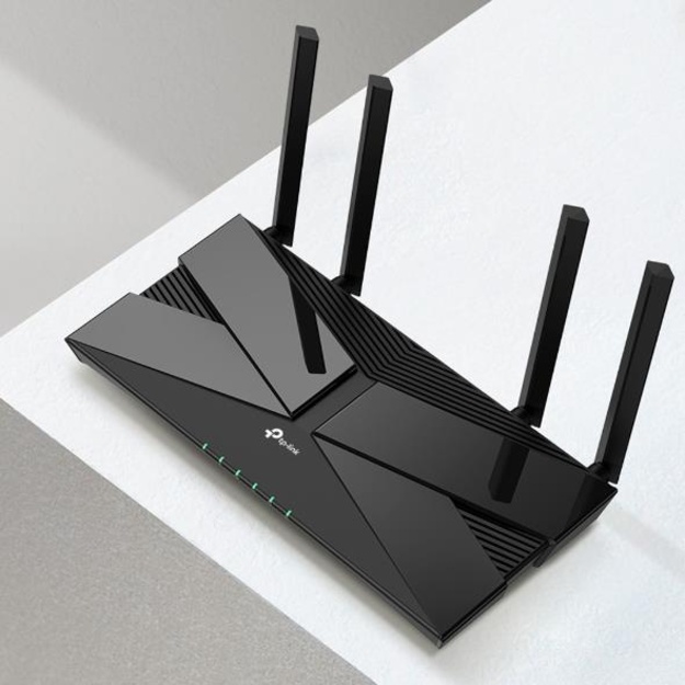 Maršrutizatorius TP-LINK 1800Mbps Wi-Fi 6 1 WAN 4x10/100/1000M antennas 4 ARCHERAX23