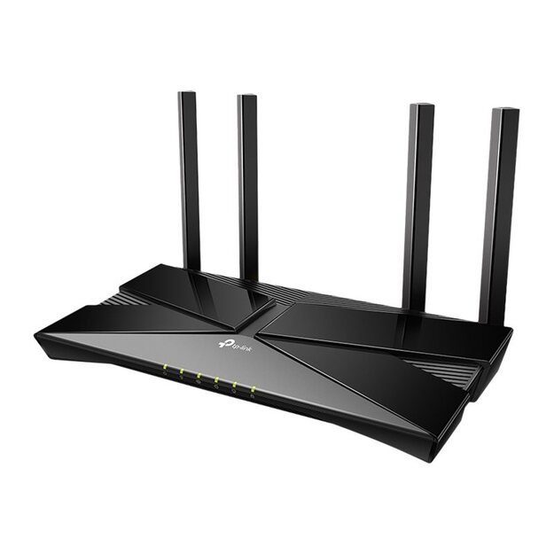 Maršrutizatorius TP-LINK 1800Mbps Wi-Fi 6 1 WAN 4x10/100/1000M antennas 4 ARCHERAX23