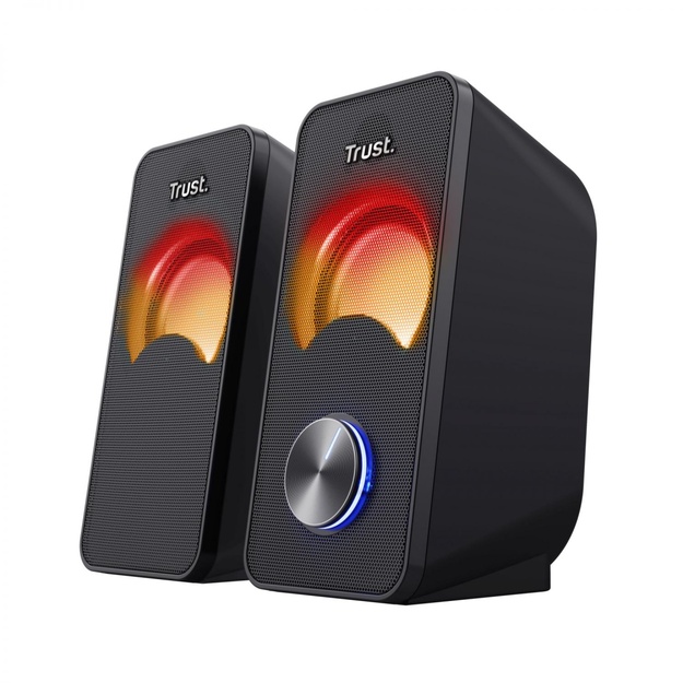 Kolonėlės Speaker|TRUST|Arys Compact RGB|Black|23120