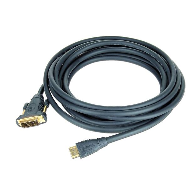 Vaizdo kabelis - adapteris HDMI-DVI 0.5M/CC-HDMI-DVI-0.5M GEMBIRD