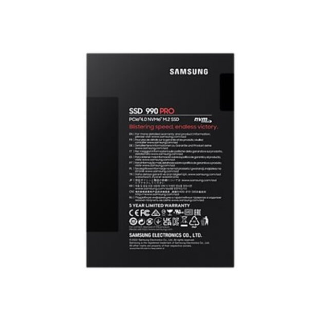 Kietasis diskas (SSD) vidinis SAMSUNG 990 PRO SSD 1TB M.2 NVMe PCIe 4.0 30