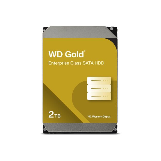 HDD|WESTERN DIGITAL|Gold|2TB|SATA 3.0|128 MB|7200 rpm|3,5 |WD2005FBYZ