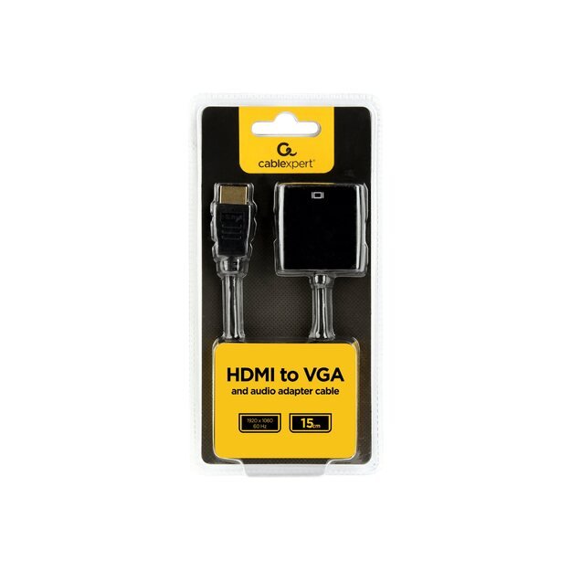 I/O ADAPTER HDMI TO VGA/A-HDMI-VGA-03 GEMBIRD