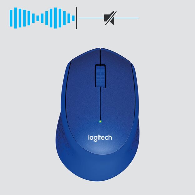 Kompiuterinė pelė belaidė OPTICAL WRL M330/SILENT BL 910-004910 LOGITECH