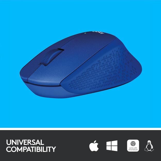 Kompiuterinė pelė belaidė OPTICAL WRL M330/SILENT BL 910-004910 LOGITECH