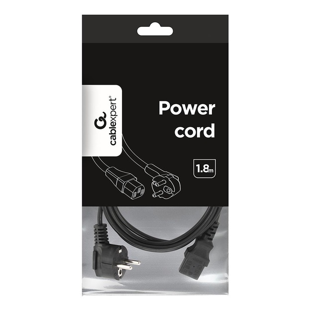 CABLE POWER EU 1.8M 6A/PC-186 GEMBIRD