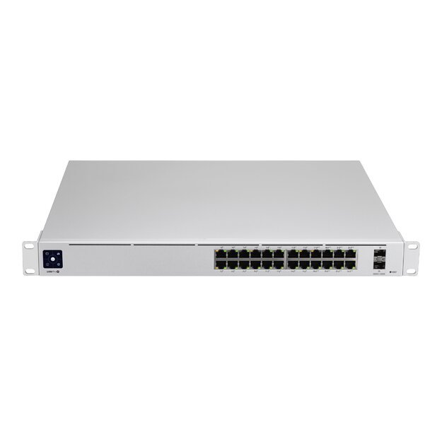 Komutatorius UBIQUITI USW-Pro-24-POE 24-port + 2xSFP+ 10 Gigabit Switch 16x PoE+ 8x POE++