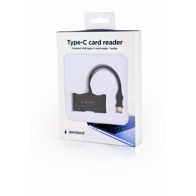 Atminties kortelių skaitytuvas USB-C SD/COMBO UHB-CR3-02 GEMBIRD 7
