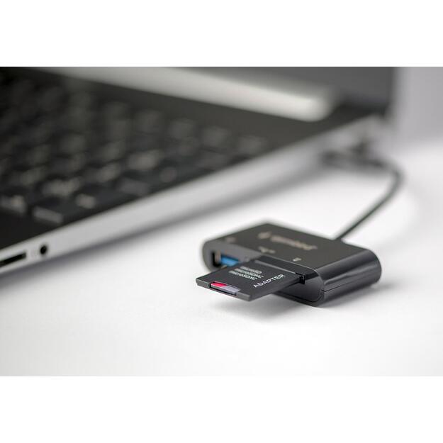 Atminties kortelių skaitytuvas USB-C SD/COMBO UHB-CR3-02 GEMBIRD 6