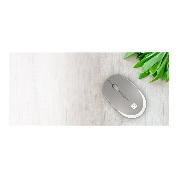 Kompiuterinė pelė belaidė NATEC Wireless Harrier 2 1600DPI Bluetooth 5.1 white-grey