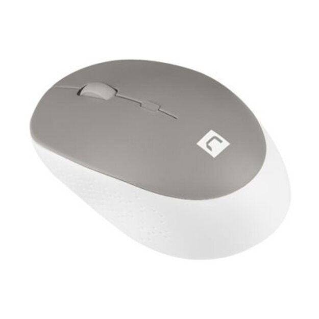 Kompiuterinė pelė belaidė NATEC Wireless Harrier 2 1600DPI Bluetooth 5.1 white-grey