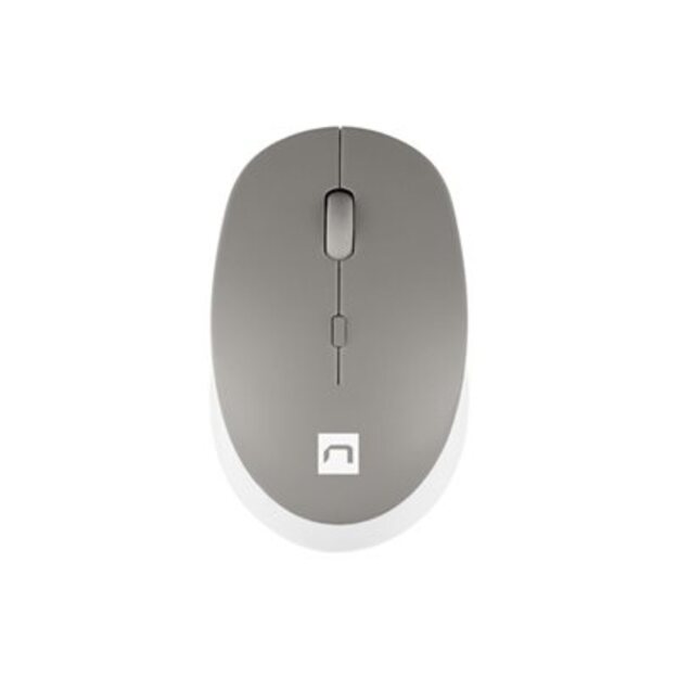 Kompiuterinė pelė belaidė NATEC Wireless Harrier 2 1600DPI Bluetooth 5.1 white-grey
