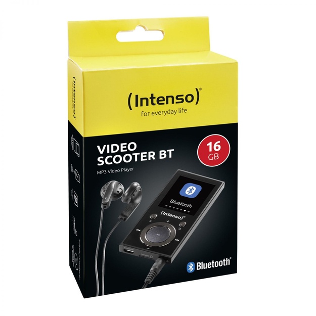 MP3 grotuvas 16GB BLACK/3717470 INTENSO