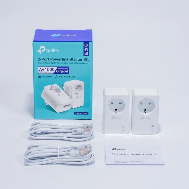 Belaidžio ryšio stiprintuvas 1000MBPS TL-PA7027P KIT TP-LINK