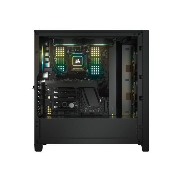 CORSAIR iCUE 4000X RGB Tempered Glass Mid-Tower Black case
