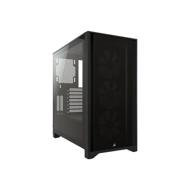 CORSAIR iCUE 4000X RGB Tempered Glass Mid-Tower Black case