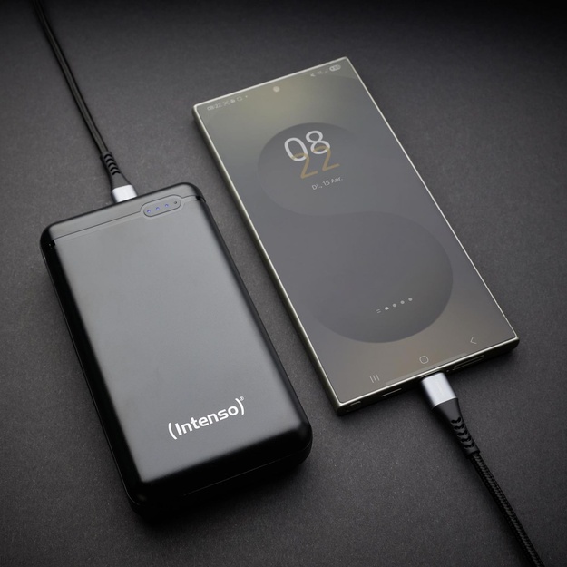 Išorinė baterija USB 20000MAH/BLACK XS20000 INTENSO