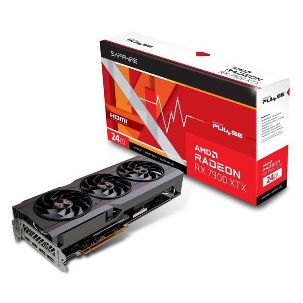 Vaizdo plokštė |SAPPHIRE|AMD Radeon RX 7900 XTX|24 GB|GDDR6|384 bit|PCIE 4.0 16x|Active|2xHDMI|2xDisplayPort|11322-02-20G