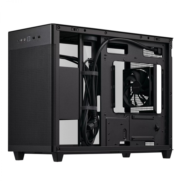 Kompiuterio korpusas Case|ASUS|Prime AP201 Tempered Glass|Micro|Not included|MicroATX|MiniITX|Colour Black|PRIMEAP201TG