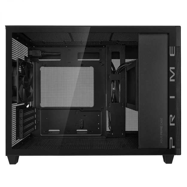 Kompiuterio korpusas Case|ASUS|Prime AP201 Tempered Glass|Micro|Not included|MicroATX|MiniITX|Colour Black|PRIMEAP201TG