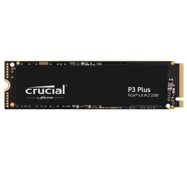 SSD|CRUCIAL|P3 Plus|4TB|M.2|PCIE|NVMe|3D NAND|Write speed 4100 MBytes/sec|Read speed 4800 MBytes/sec|TBW 800 TB|MTBF 1500000 hours|CT4000P3PSSD8