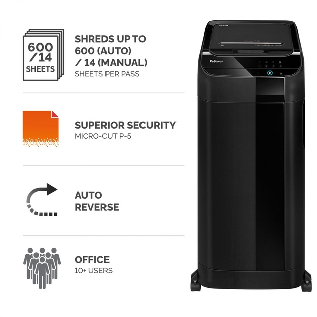 SHREDDER AUTOMAX 600M/4657401 FELLOWES