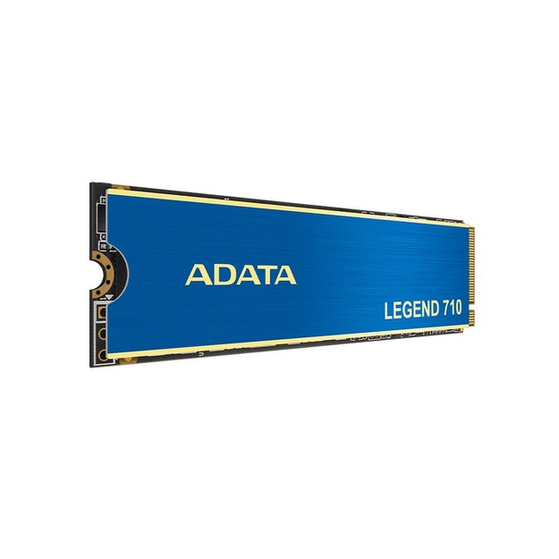 SSD|ADATA|LEGEND 710|512GB|M.2|PCIE|NVMe|3D NAND|Write speed 1000 MBytes/sec|Read speed 2400 MBytes/sec|TBW 130 TB|MTBF 1500000 hours|ALEG-710-512GCS