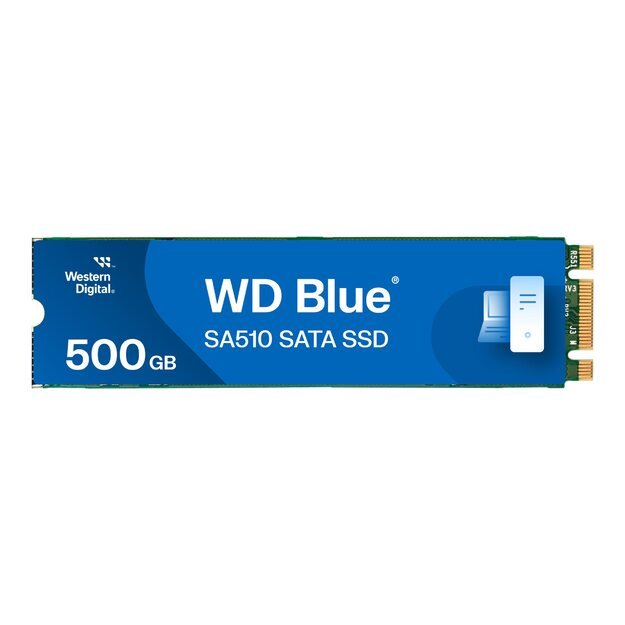 WD Blue SA510 SSD 500GB M.2 2280 SATA III 6Gb/s internal single-packed