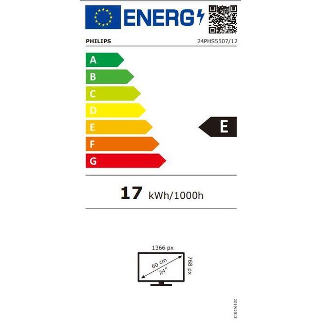 TV SET LCD 24 /24PHS5507/12 PHILIPS