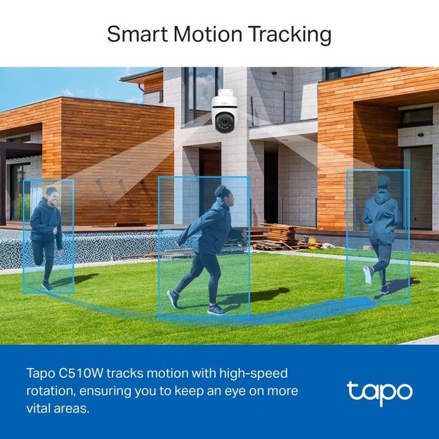Belaidė kamera 1080P PAN TILT TAPO C510W TP-LINK