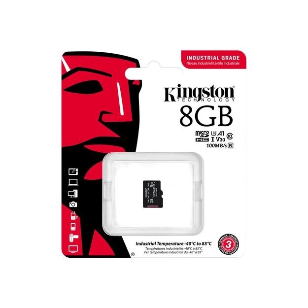 MEMORY MICRO SDHC 8GB UHS-I/SDCIT2/8GBSP KINGSTON