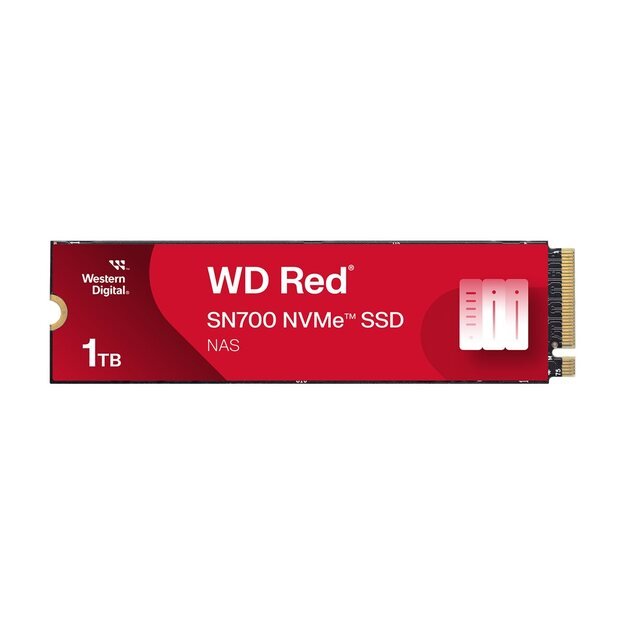 WD Red SSD SN700 NVMe 1TB M.2 2280 PCIe Gen3 8Gb/s internal drive for NAS devices