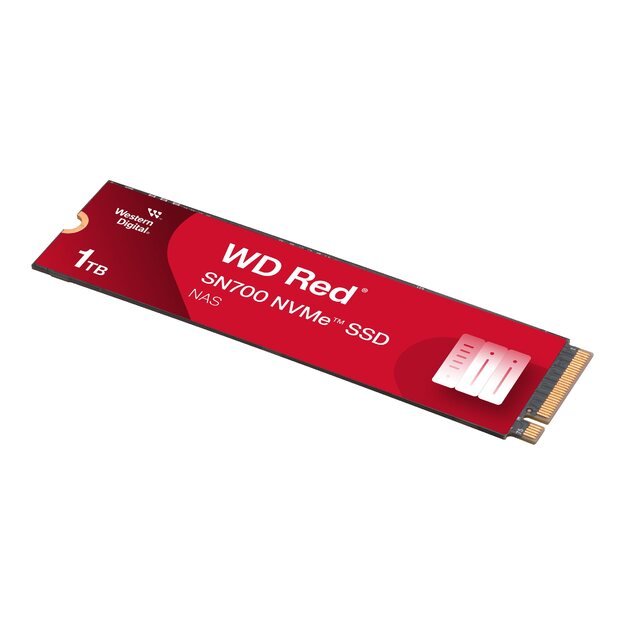 WD Red SSD SN700 NVMe 1TB M.2 2280 PCIe Gen3 8Gb/s internal drive for NAS devices