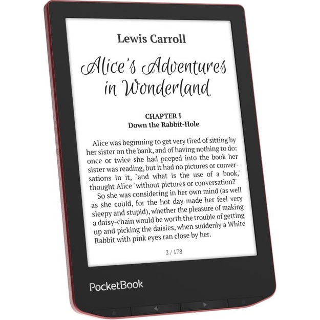 E-Reader|POCKETBOOK|Verse Pro|6 |1072x1448|1xUSB-C|Wireless LAN|Bluetooth|Red|PB634-3-WW