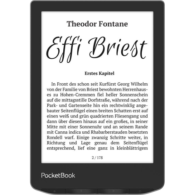 E-Reader|POCKETBOOK|Verse|6 |1024x758|1xUSB-C|Micro SD|Wireless LAN|Grey|PB629-M-WW