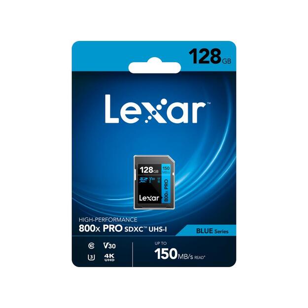 MEMORY SDXC 128GB UHS-I/LSD0800P128G-BNNNG LEXAR 5