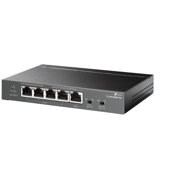 Komutatorius 5PORT 1000M TL-SG1005P-PD TP-LINK