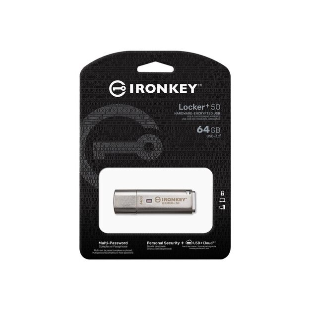 MEMORY DRIVE FLASH USB3.2 64GB/IKLP50/64GB KINGSTON