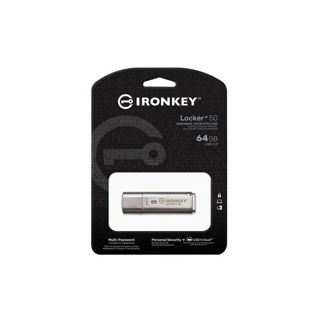 MEMORY DRIVE FLASH USB3.2 64GB/IKLP50/64GB KINGSTON 7