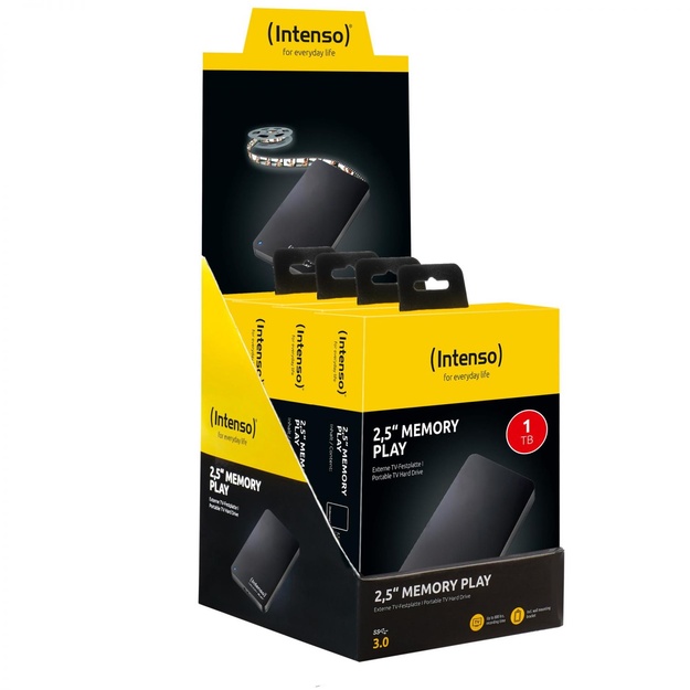 External HDD|INTENSO|6021460|1TB|USB 3.0|Colour Black|6021460