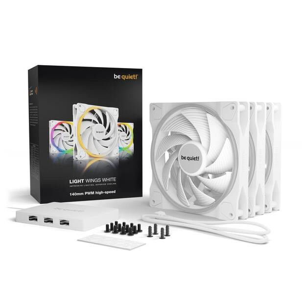 CASE FAN 140MM LIGHT WINGS PWM/WHITE HIGH-SP. BL103 BE QUIET