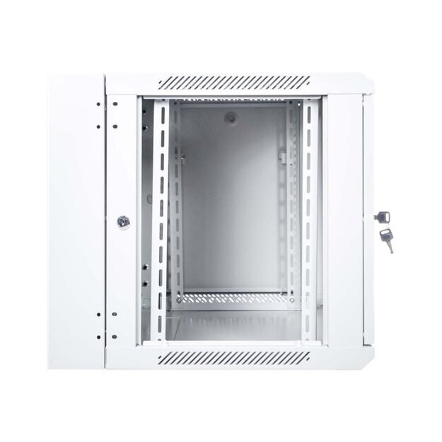 DIGITUS DN-WD19 09U/550 Wallmount cabinet 9U double section 600x550mm grey RAL 7035