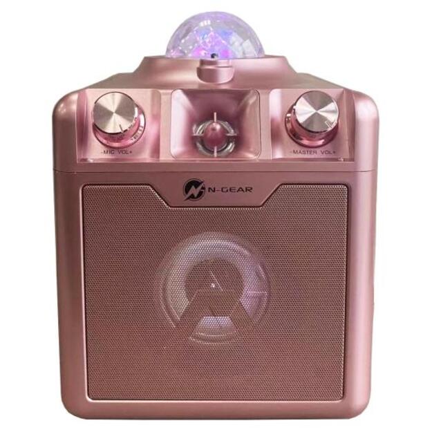 Portable Speaker|N-GEAR|DISCO STAR 710SP|Pink|Wireless|Bluetooth|DISCOSTAR710SP