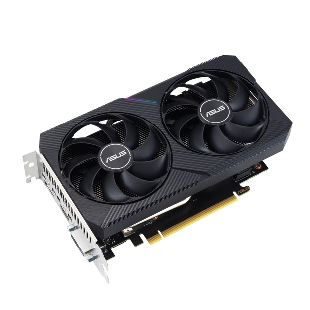 Graphics Card|ASUS|NVIDIA GeForce RTX 3050|8 GB|GDDR6|128 bit|PCIE 4.0 16x|Dual Slot Fansink|1xDVI-D|1xHDMI|1xDisplayPort|DUAL-RTX3050-O8G-V2
