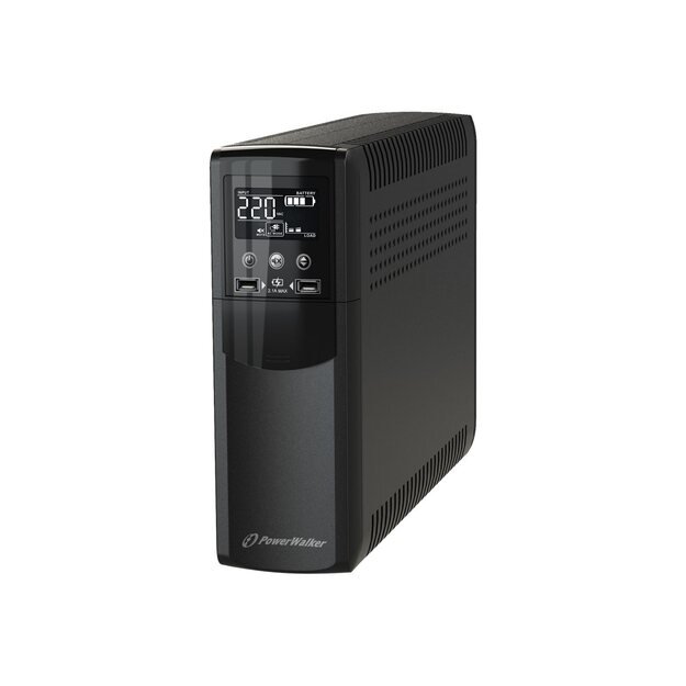 POWERWALKER VI 1500 CSW FR UPS Line-Interactive CSW 1500VA 4x FR RJ11 / RJ45 in/out USB LCD