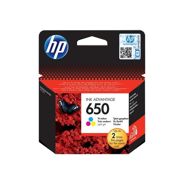 HP 650 Tri-color Ink Cartridge 41